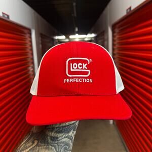 Glock Perfection Trucker Hat Red Snapback
